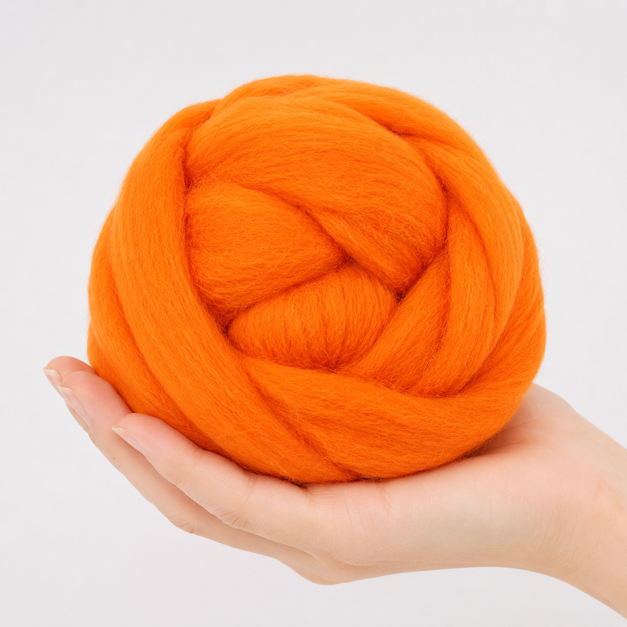 Needle felting wool Persimmon EF008