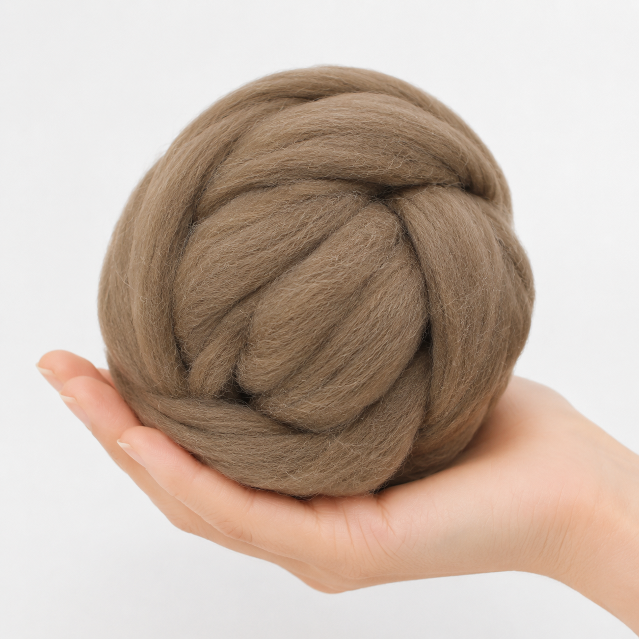 Needle felting wool Khaki EF021