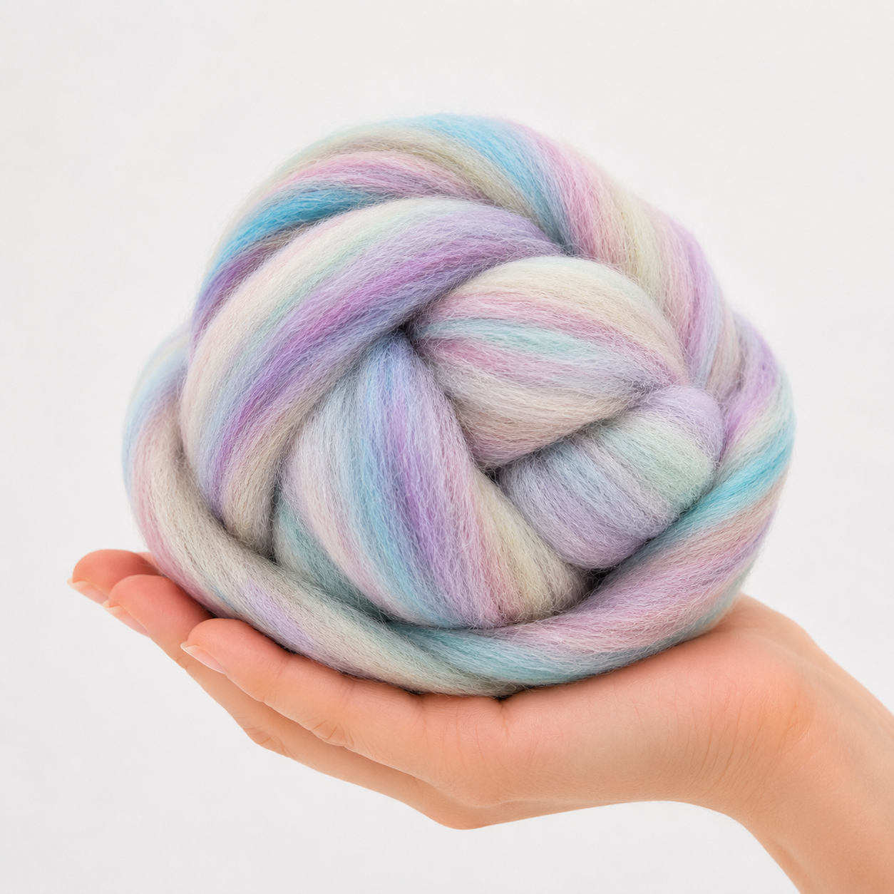 Needle felting wool iridescent EF031