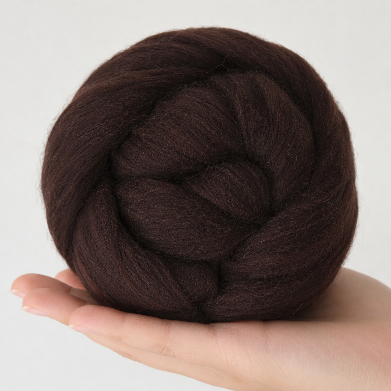 Needle Felting wool Coffee EF033