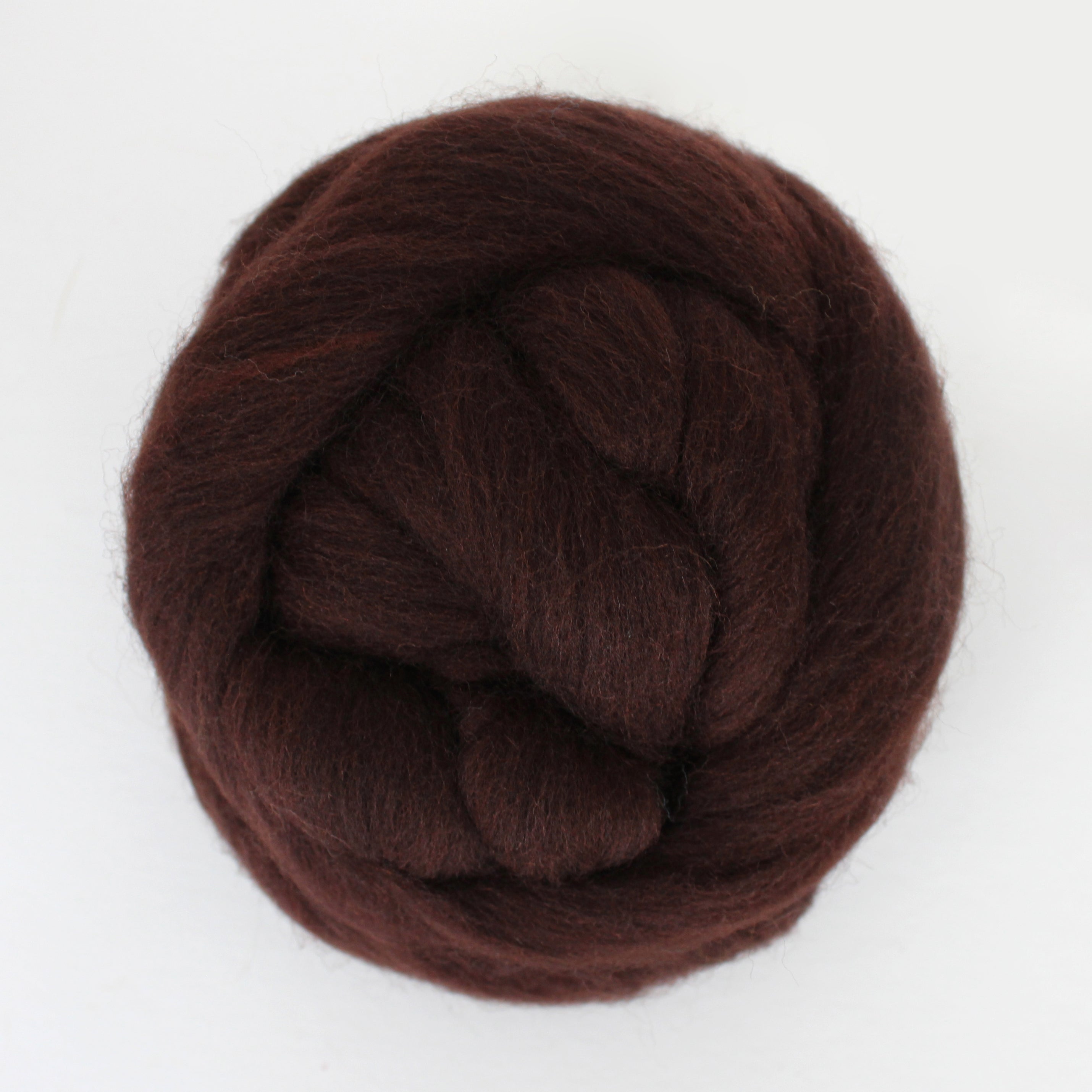 Merino Wool roving coffee-EF033