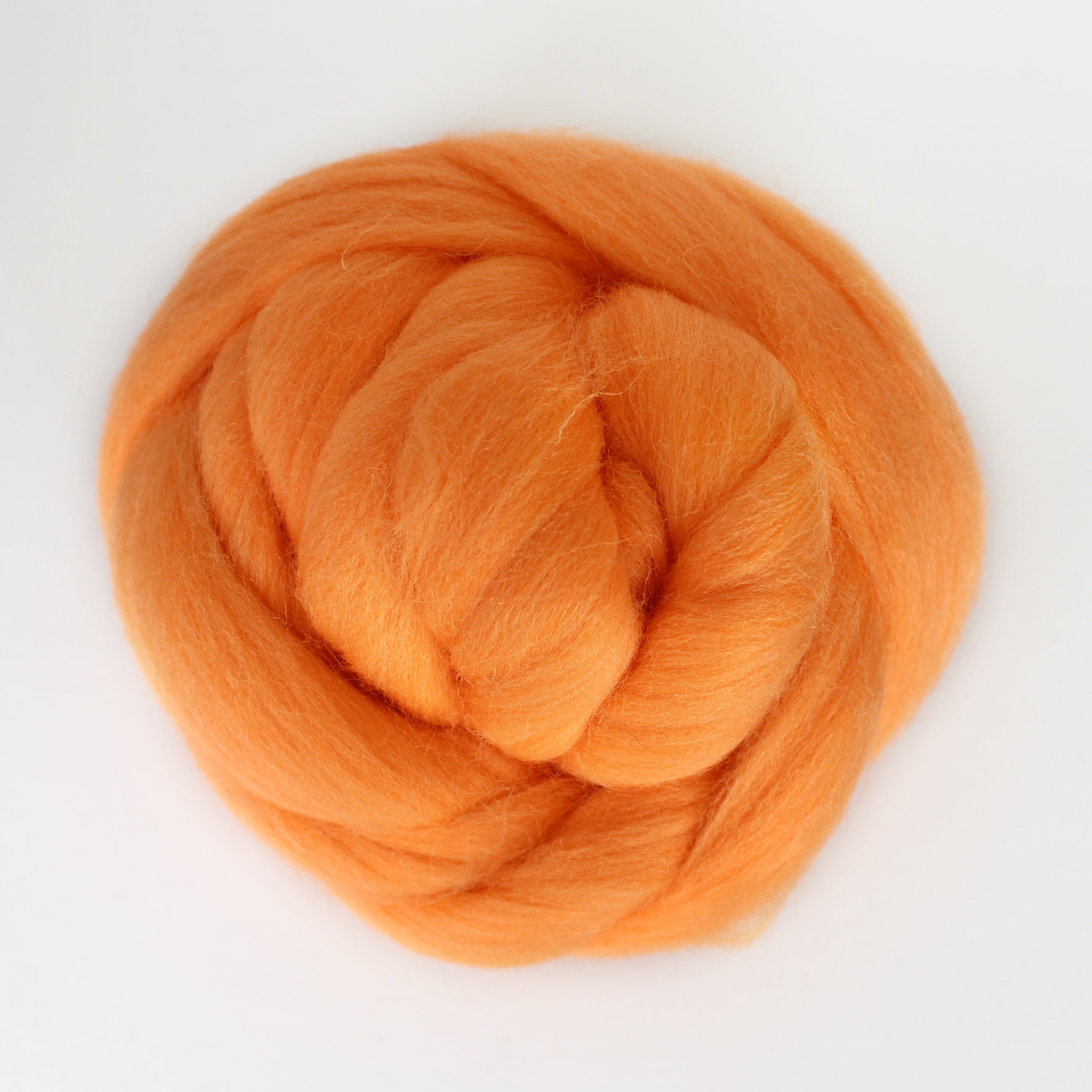 Merino wool roving Mango EF033