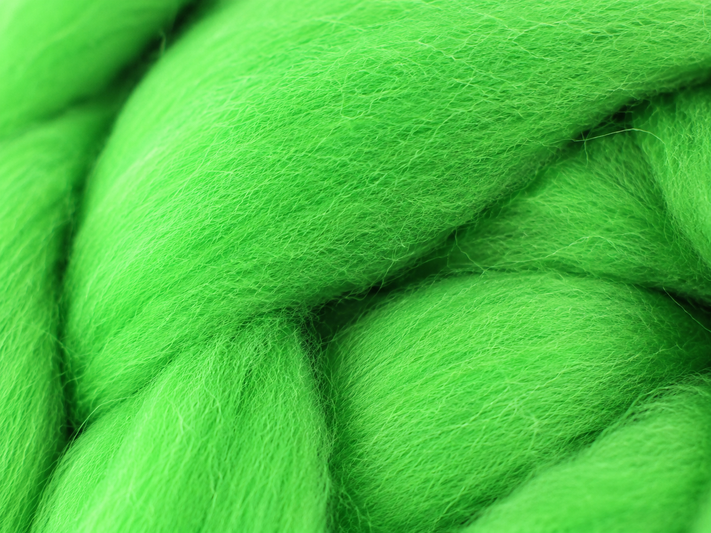Merino wool top Corrosive Green EF043