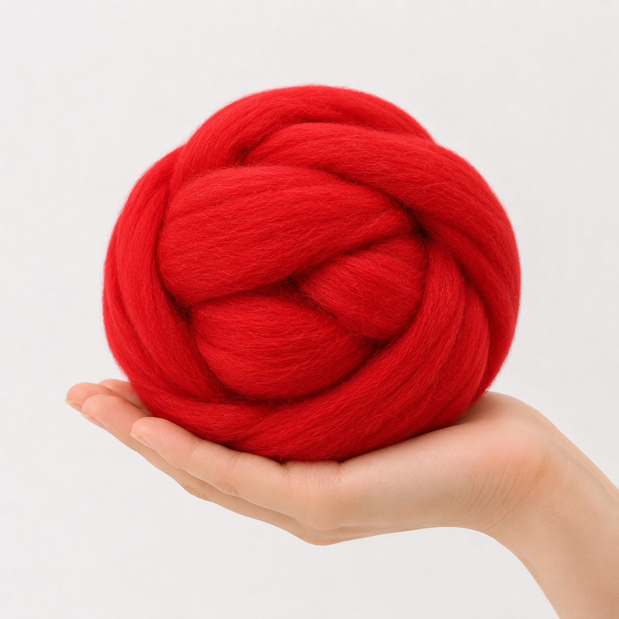 Needle Felting Wool Red EF045