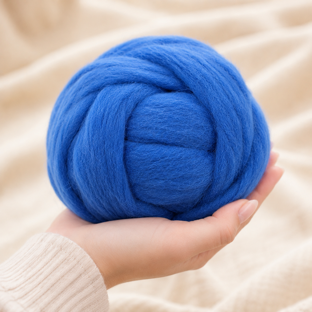 Needle Felting Wool Denim EF073