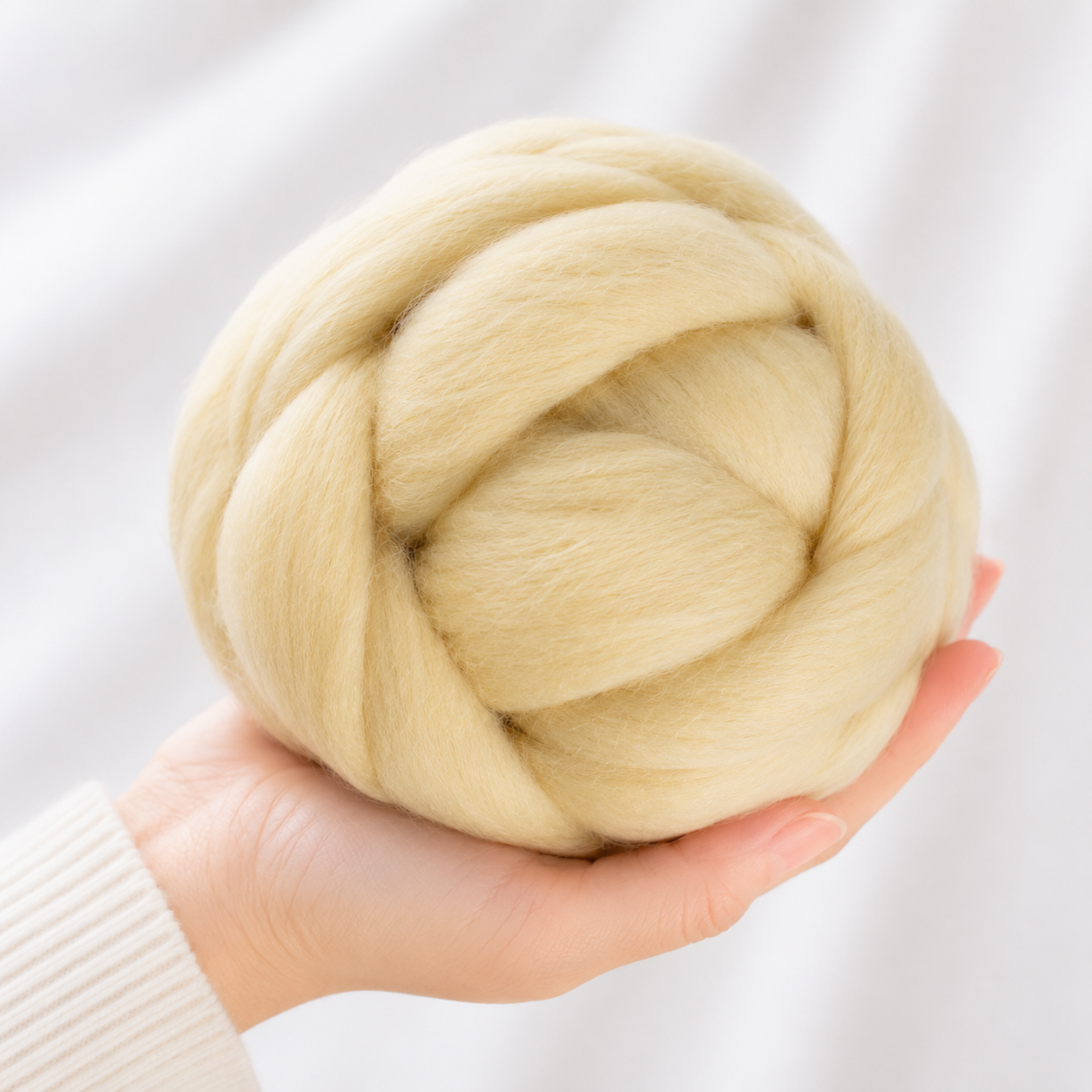 Needle Felting Wool Cream Enhance EF095