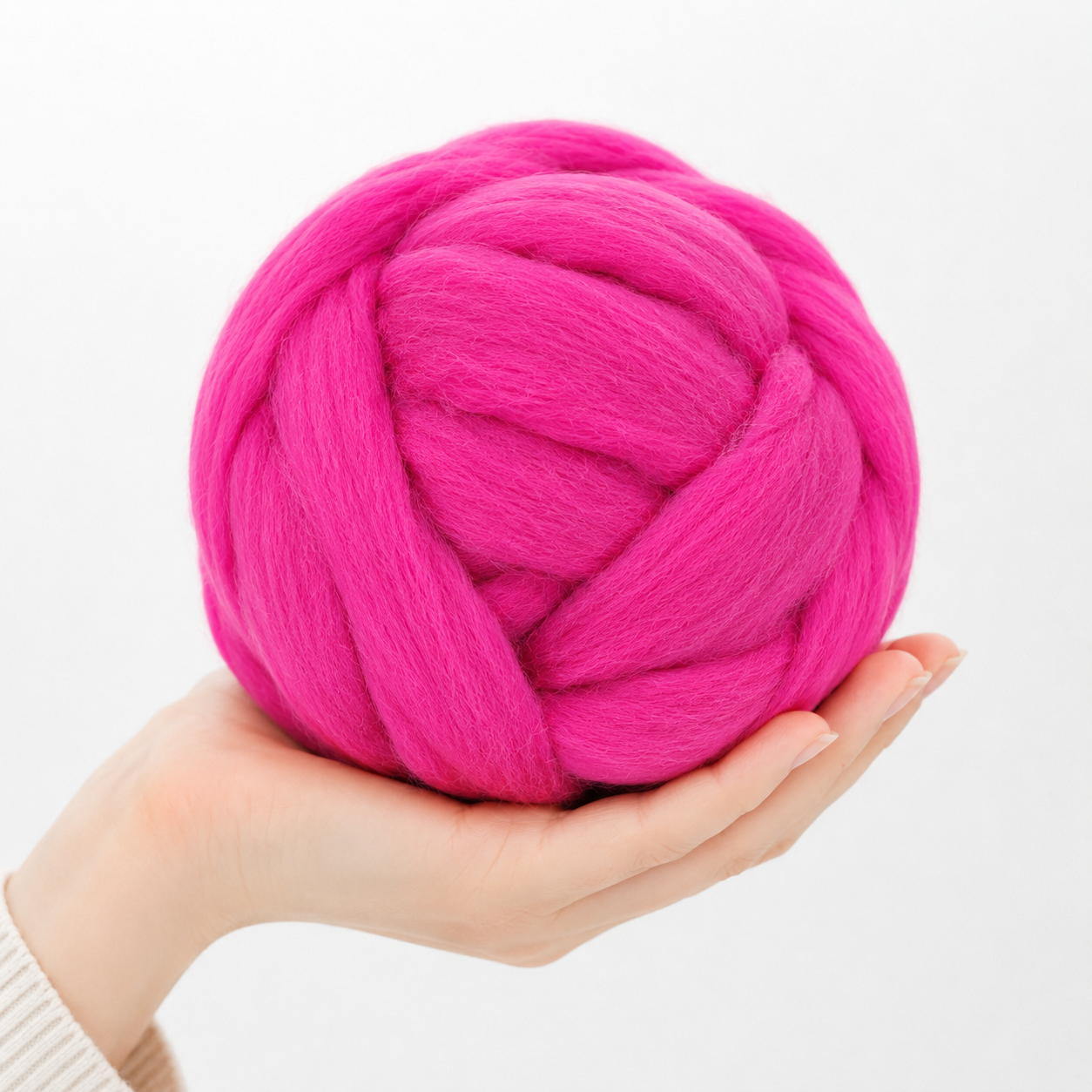 Needle Felting Wool Dark Pink EF103
