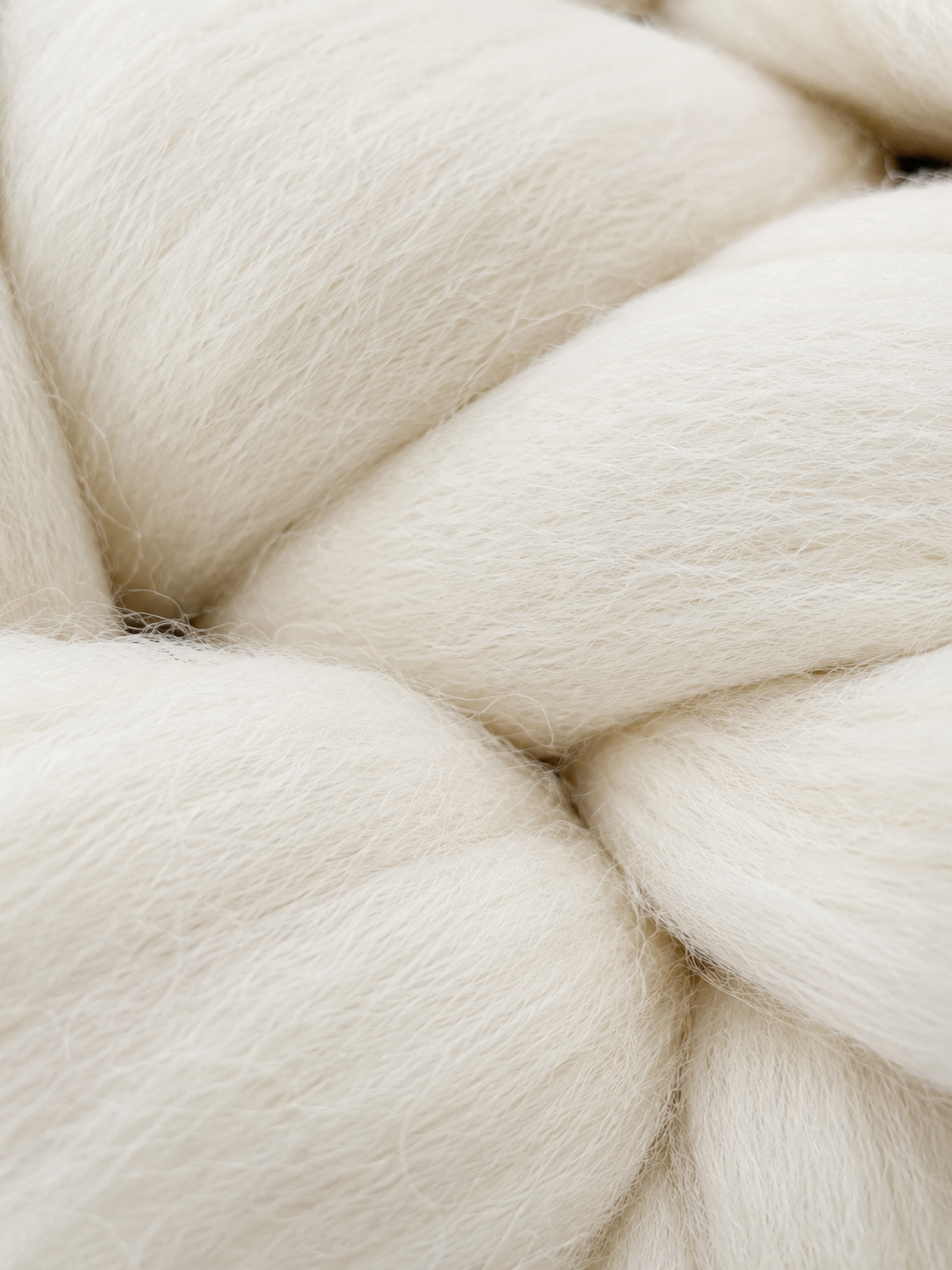 merino wool top natural white EF111