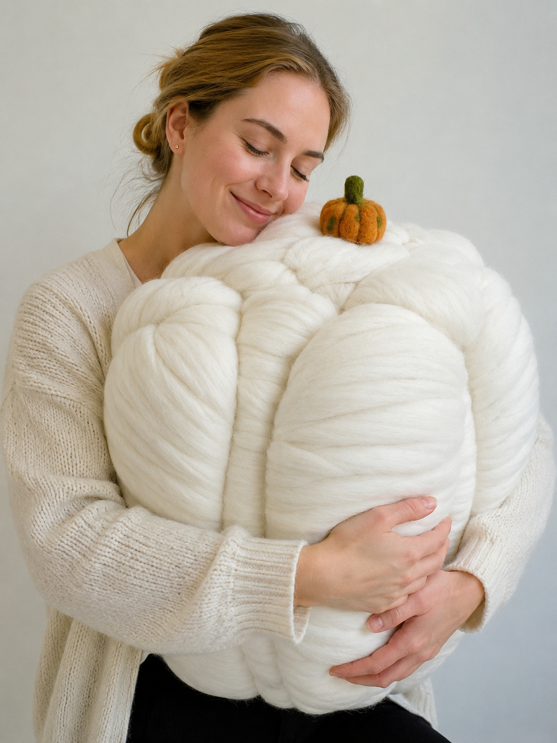 Merino wool roving natural white EF112
