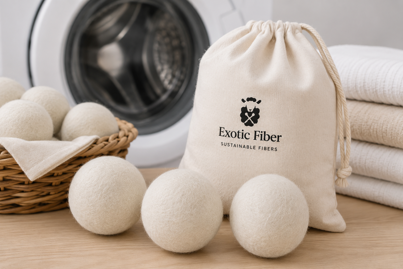 EF EFDB001 Whit Wool dry balls 