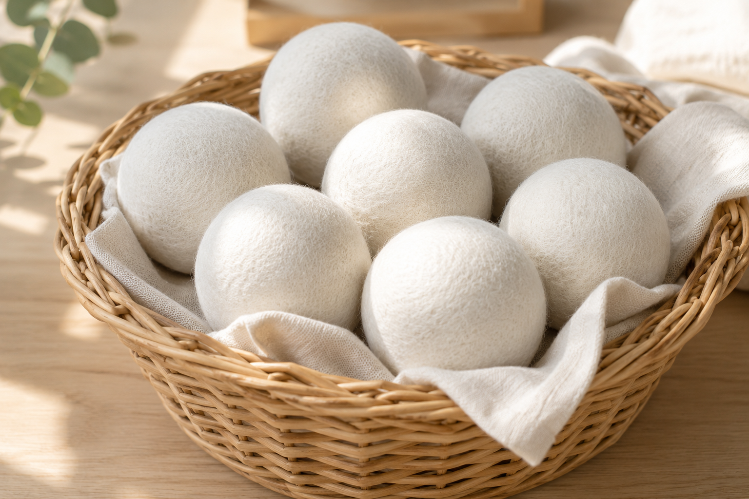 Merino wool dry balls for laundry 