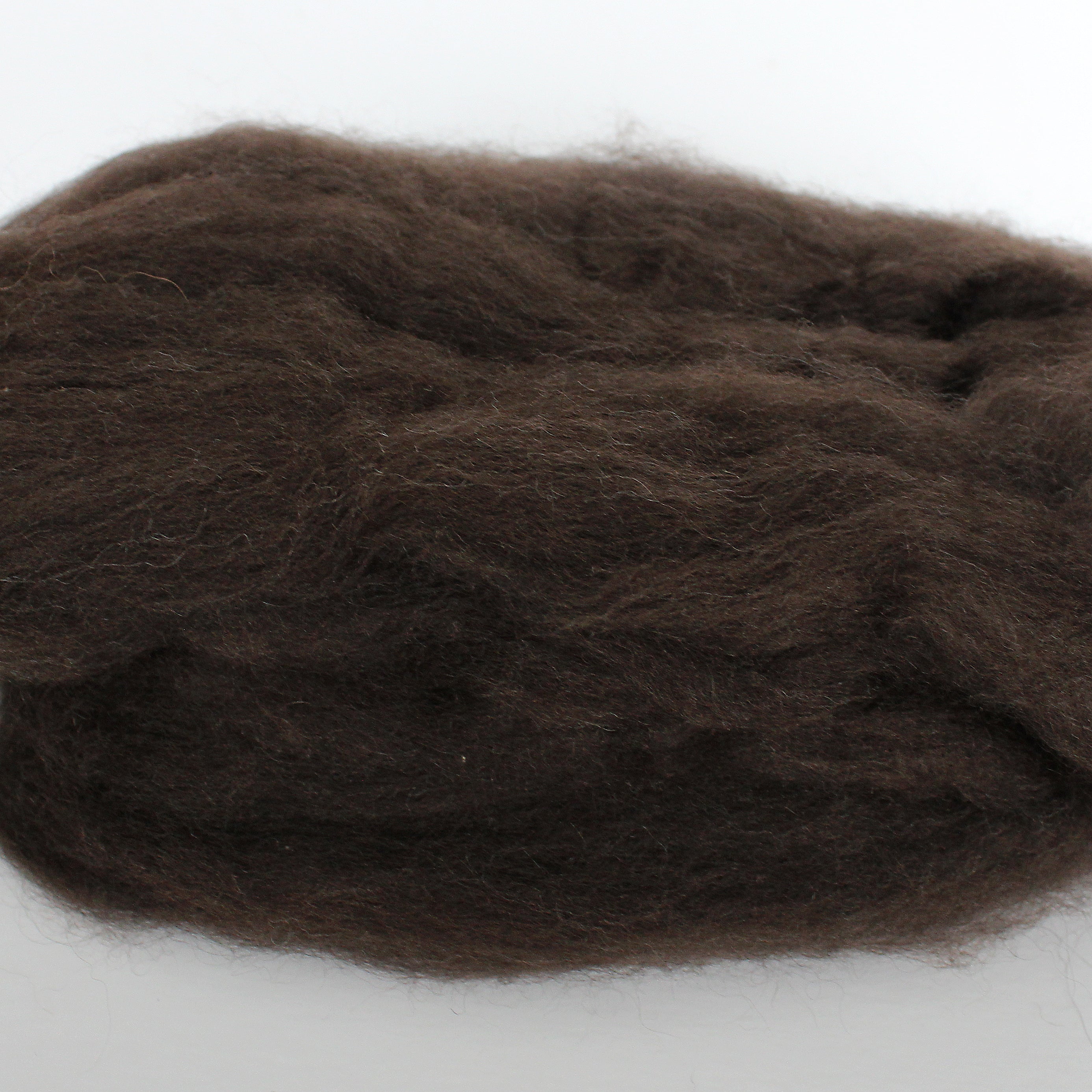 #115 PURE YAK DOWN DARK BROWN ROVING