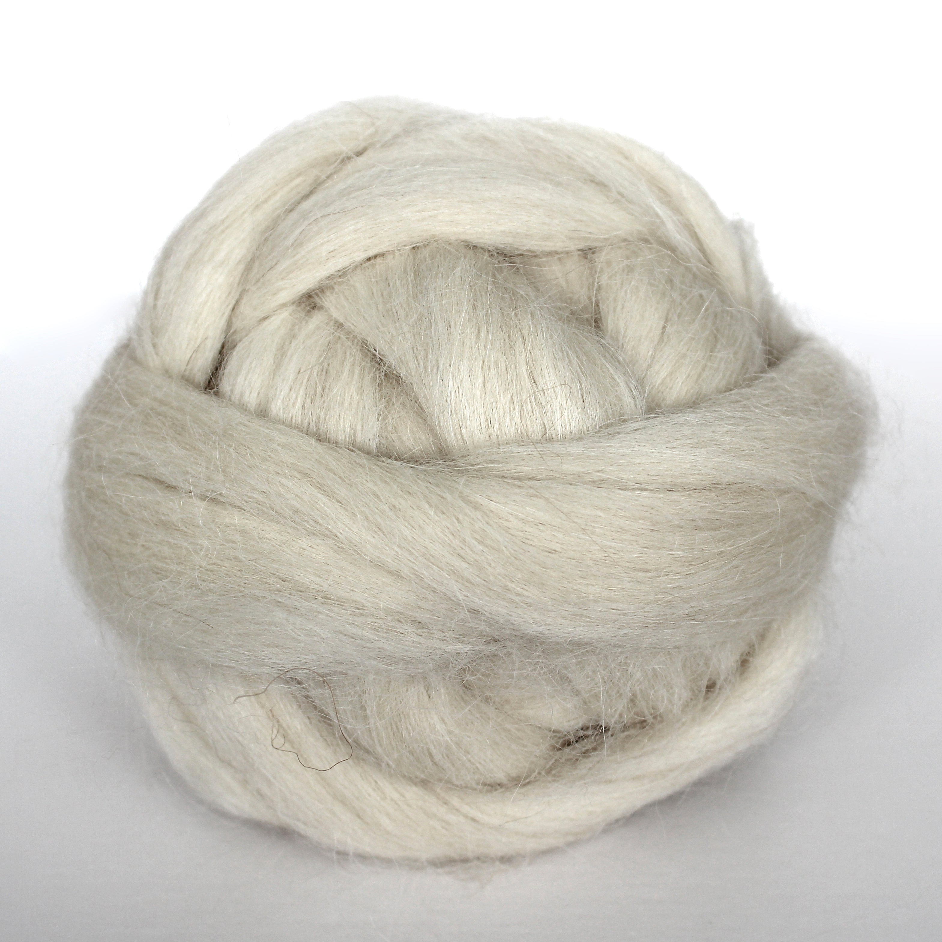 #120 PURE ALPACA WHITE ROVING