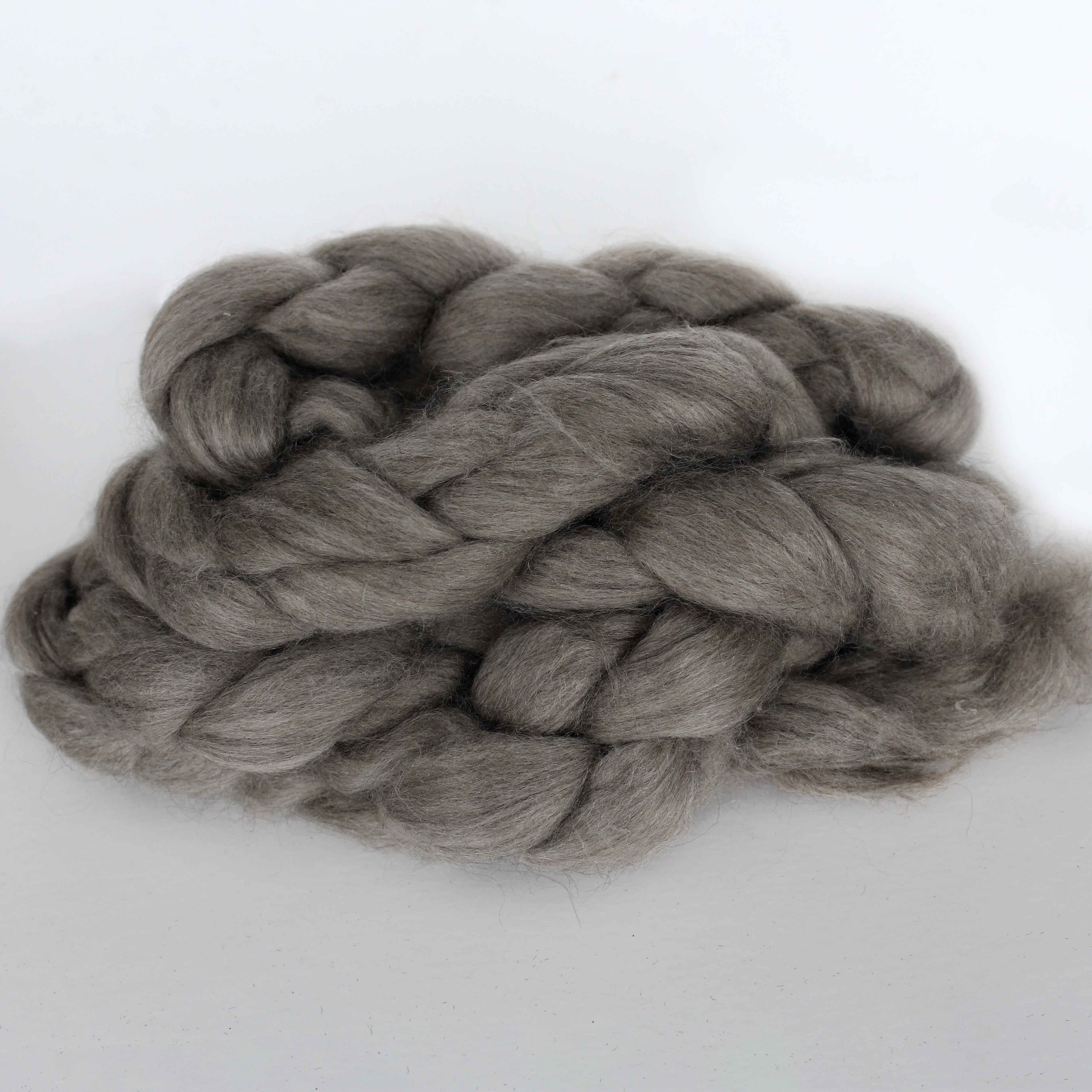 #119 PURE MOHAIR BROWN ROVING