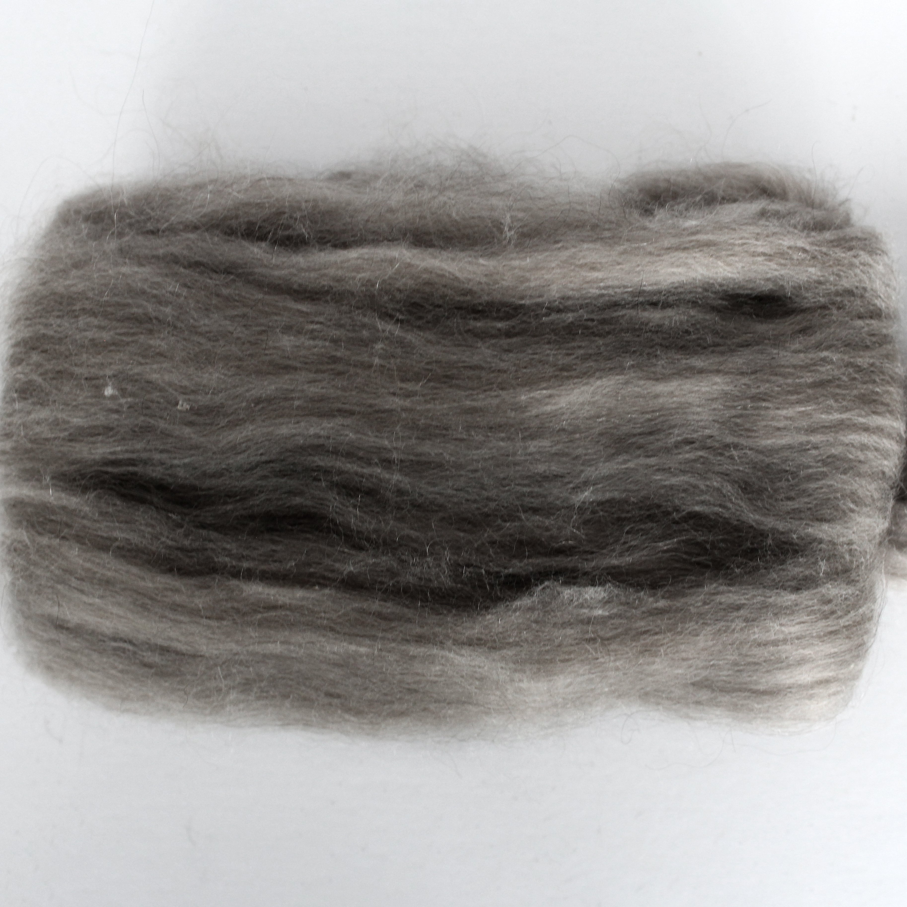 #119 PURE MOHAIR BROWN ROVING