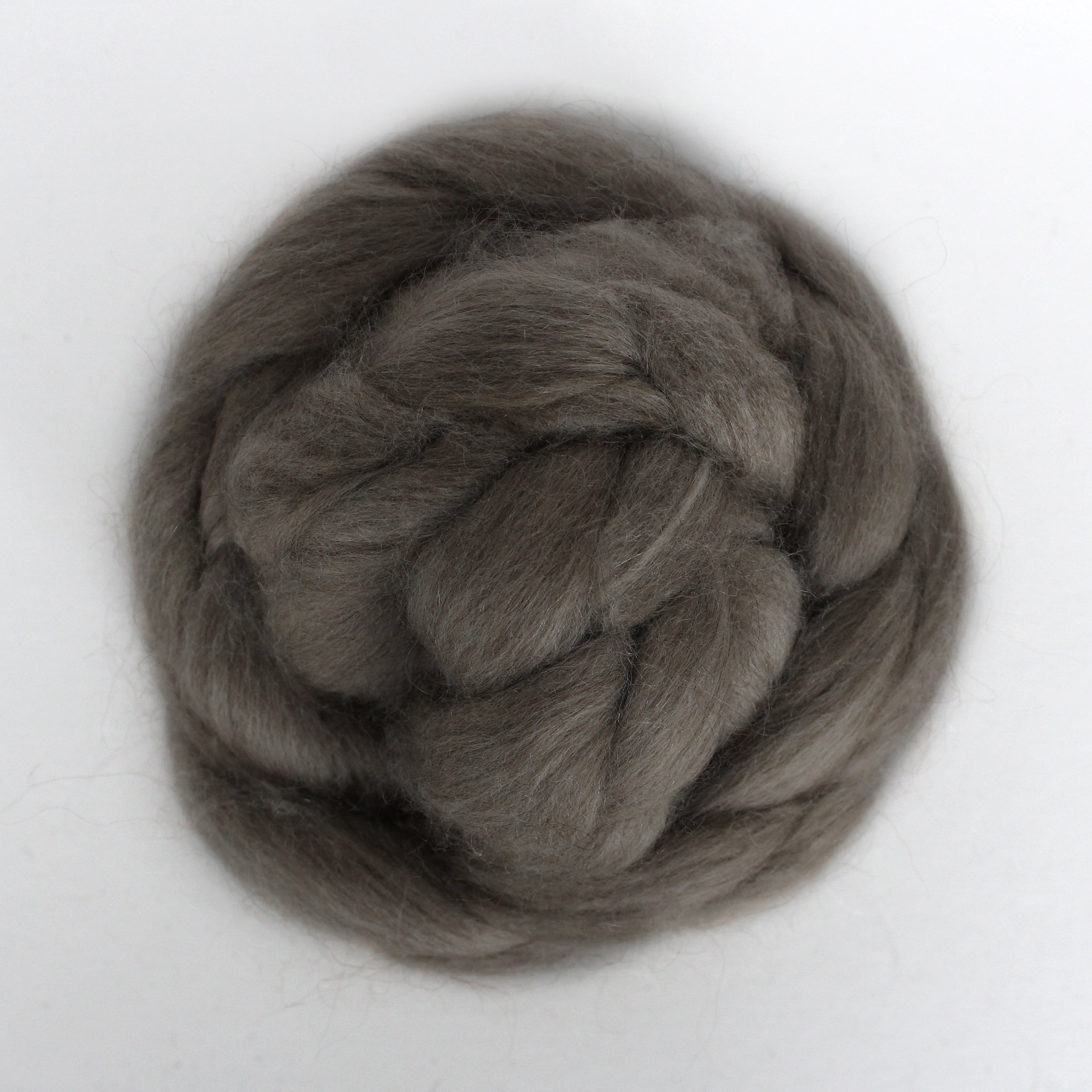 #119 PURE MOHAIR BROWN ROVING