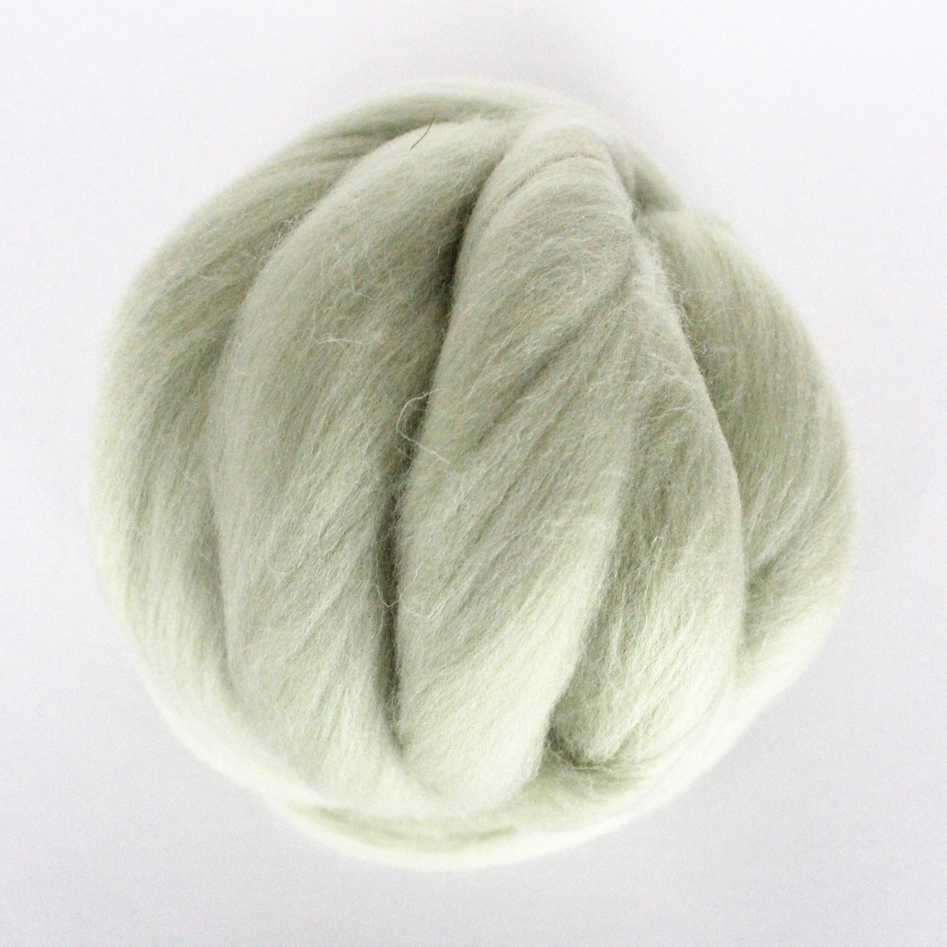 MERINO WOOL ROVING CELESTH BLUE