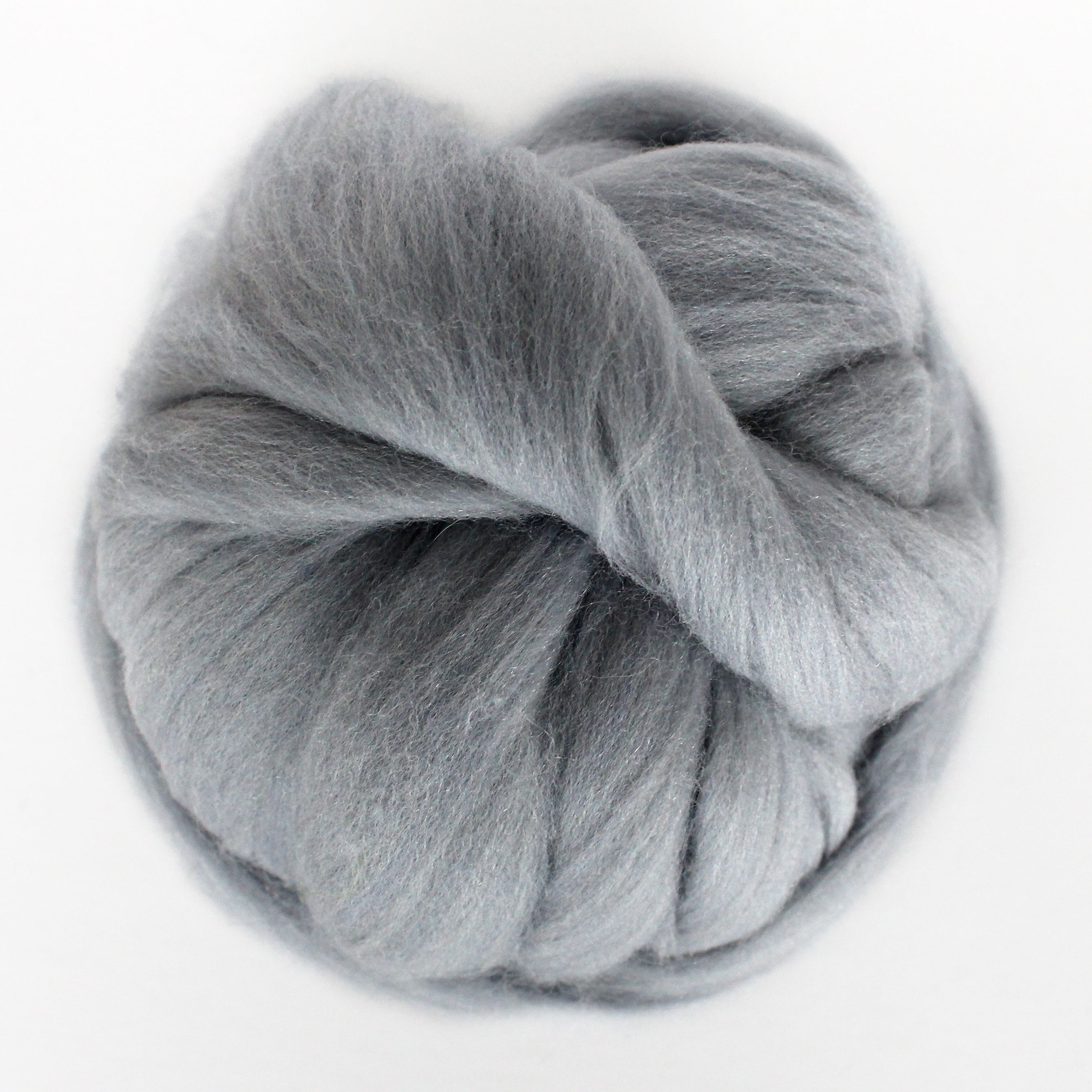 MERINO WOOL ROVING GAINSBORO
